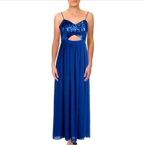 B.Darlin Blue Party sequence Dress